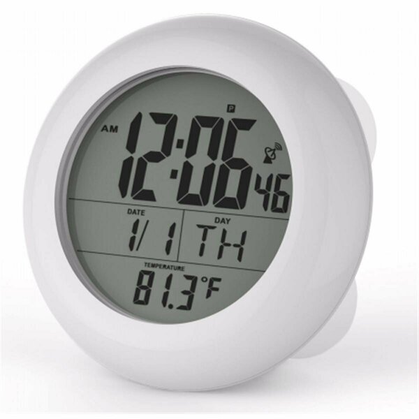 Sonnet Industries Suction Cup Atomic Clock with 1.5 in. Numbers and Stand SO460590